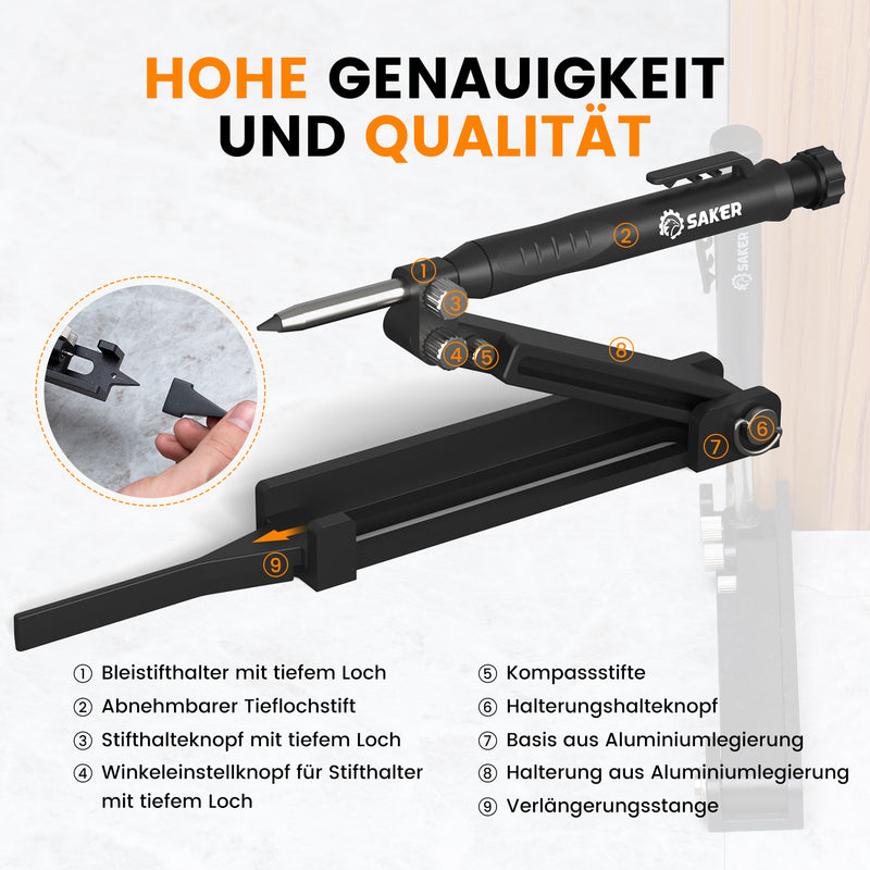 Saker® Multifunktionales Anreißwerkzeug (Upgrade Version)