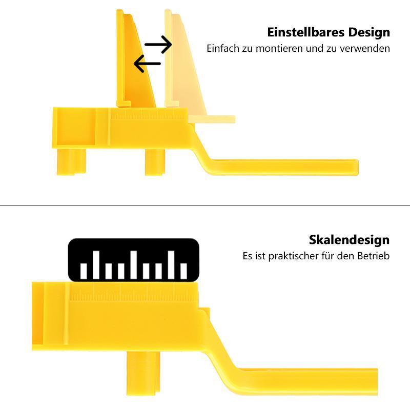 Saker® Universal Bohrschablone mit verstellbaren Bohrlochgrößen