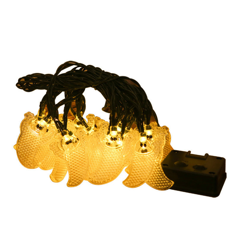 Halloween Geister Lichterkette
