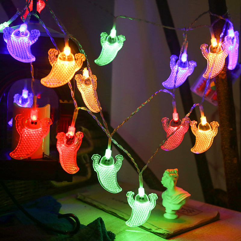 Halloween Geister Lichterkette