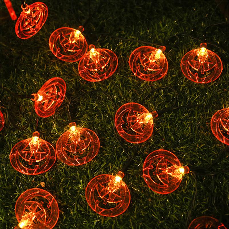 Halloween Platter Kürbis Lichterkette