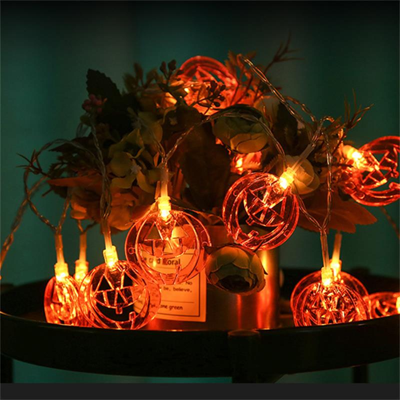 Halloween Platter Kürbis Lichterkette