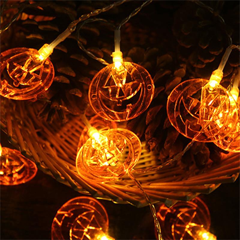 Halloween Platter Kürbis Lichterkette