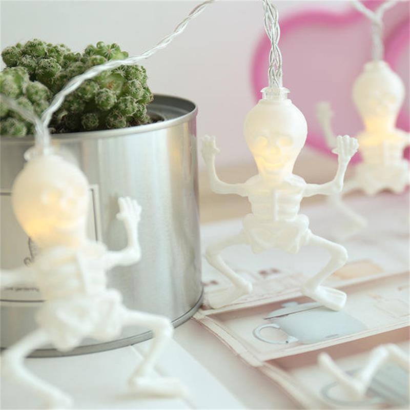 Halloween Skelett Lichterkette