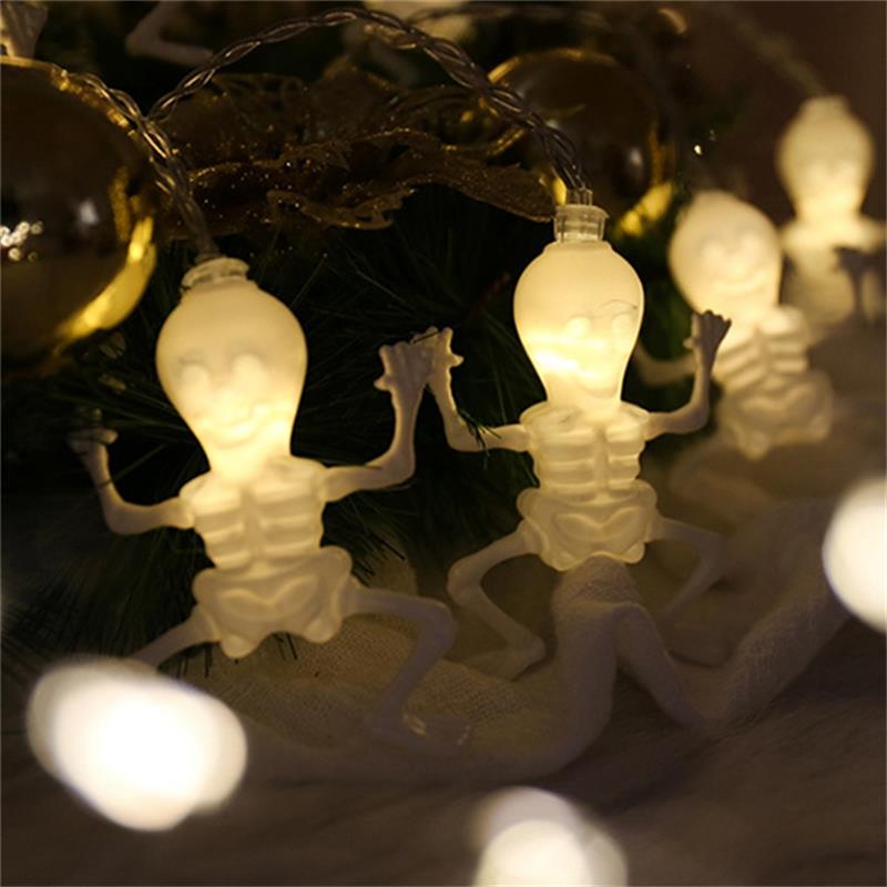 Halloween Skelett Lichterkette