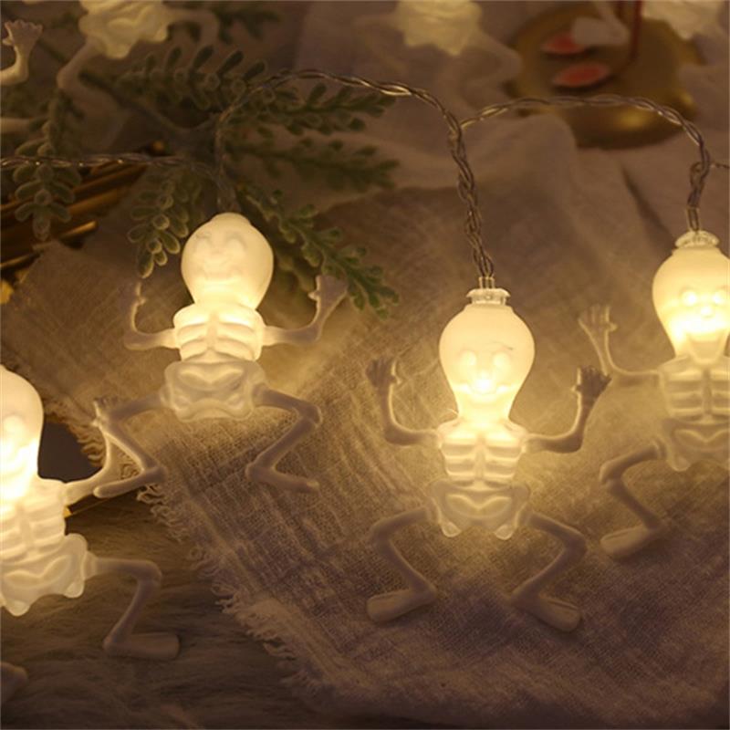 Halloween Skelett Lichterkette