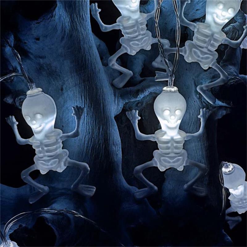 Halloween Skelett Lichterkette