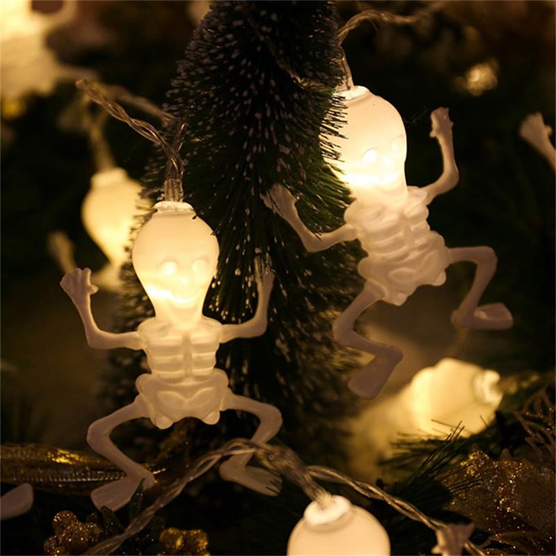 Halloween Skelett Lichterkette