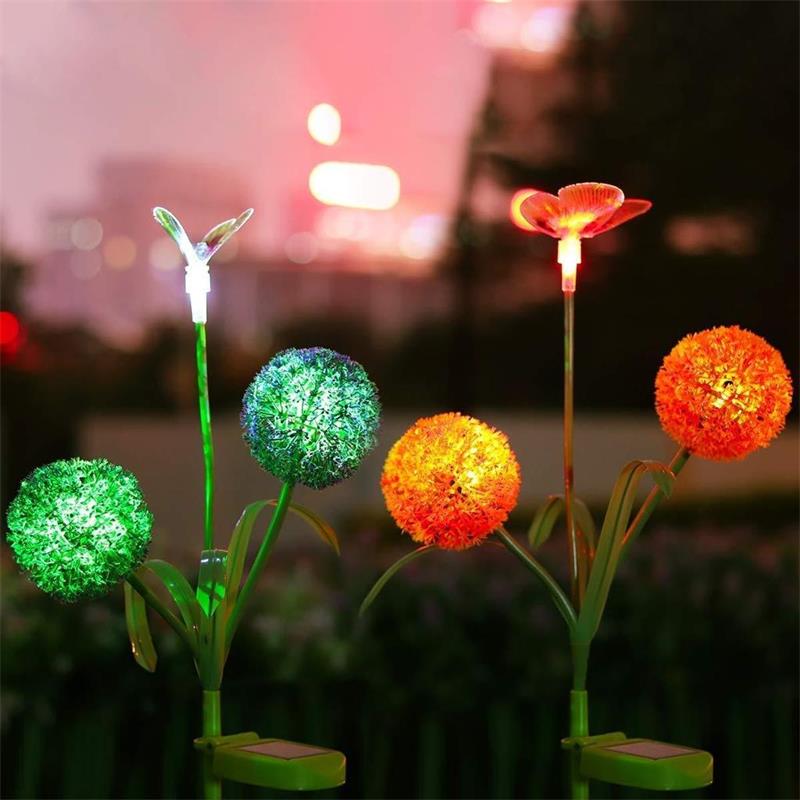 LED Löwenzahn Schmetterlinge Lichter