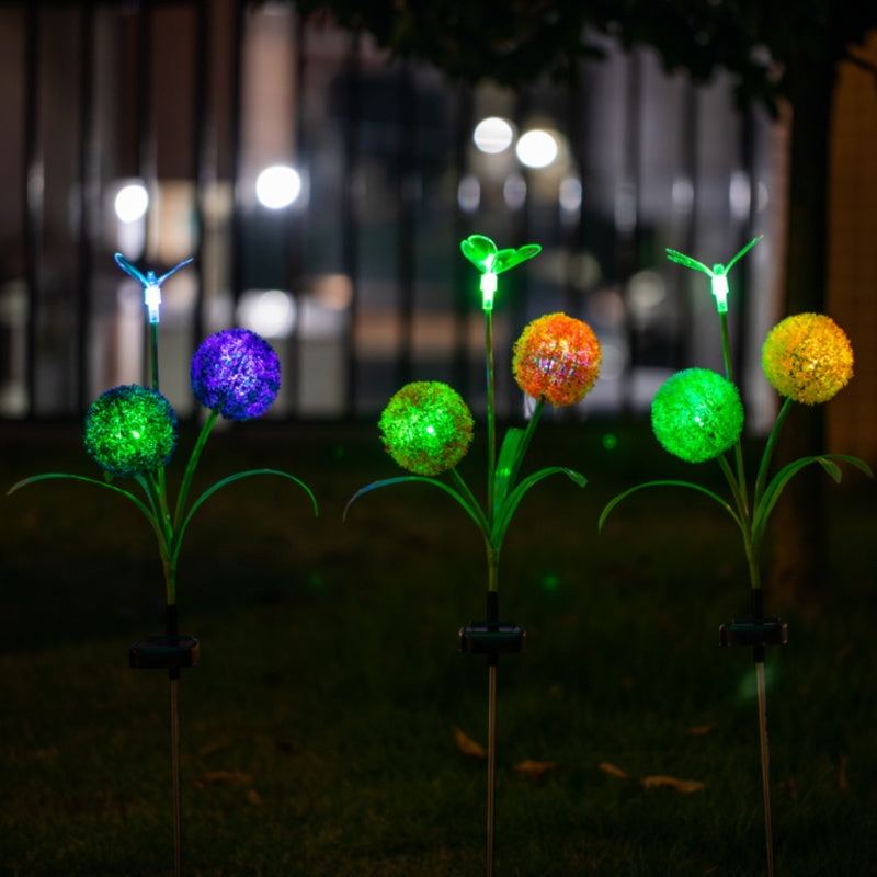 LED Löwenzahn Schmetterlinge Lichter