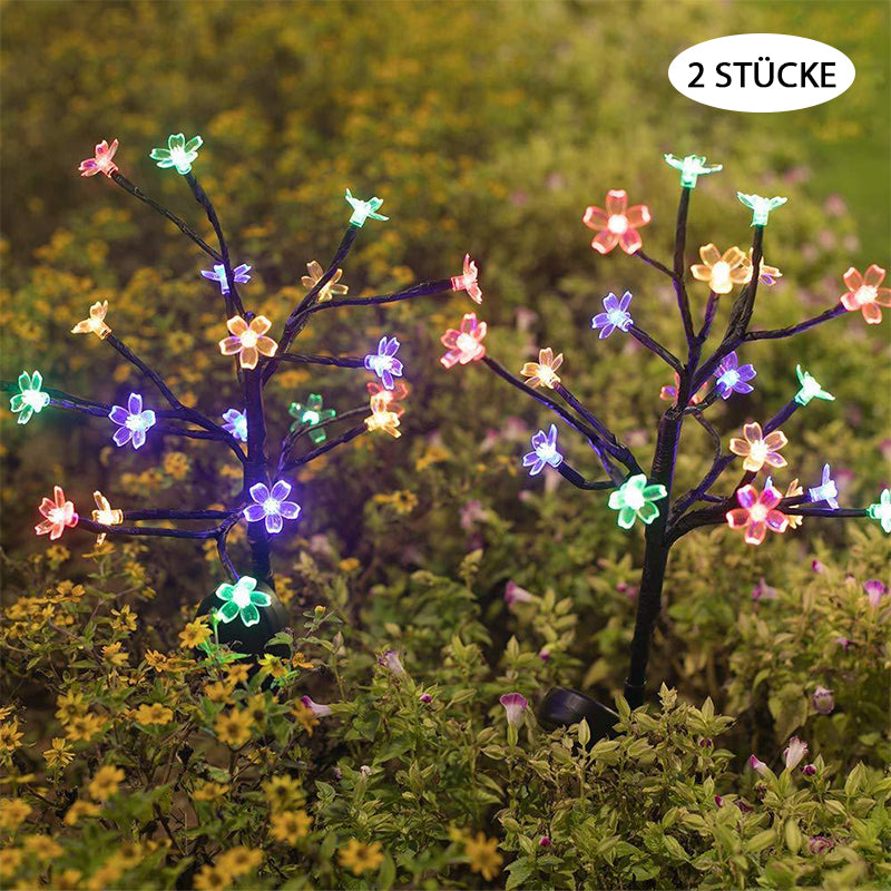 Solar Fee Blume Lichter (2 Stücke)