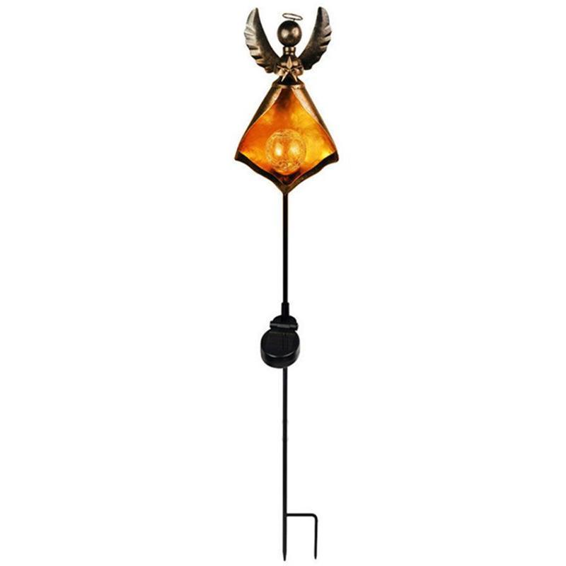 Solar LED Knistern Flamme Lampe