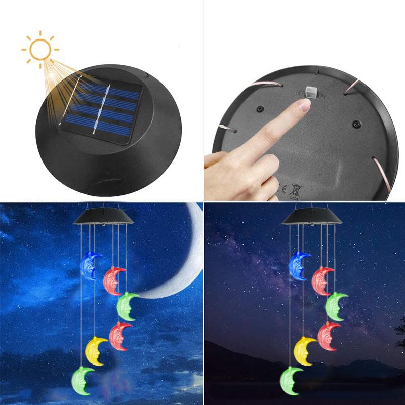 Solar Mond Windspiel Licht