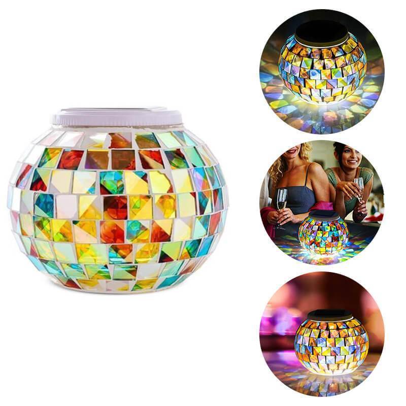 Solar Mosaik Deko Licht