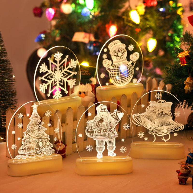 Weihnachten 3D LED Nachtlicht