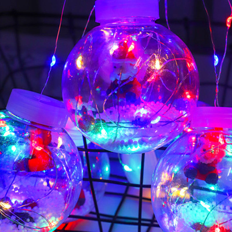 Weihnachten Vorhang Wunsch Ball Lichter