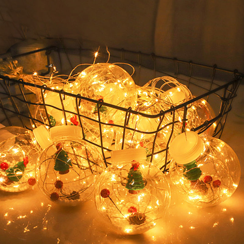 Weihnachten Vorhang Wunsch Ball Lichter