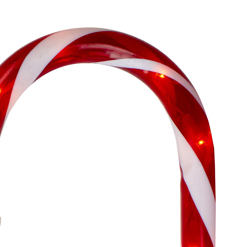 Solar Weihnachts Zuckerstangen Garten Lichter (5 Stücke)