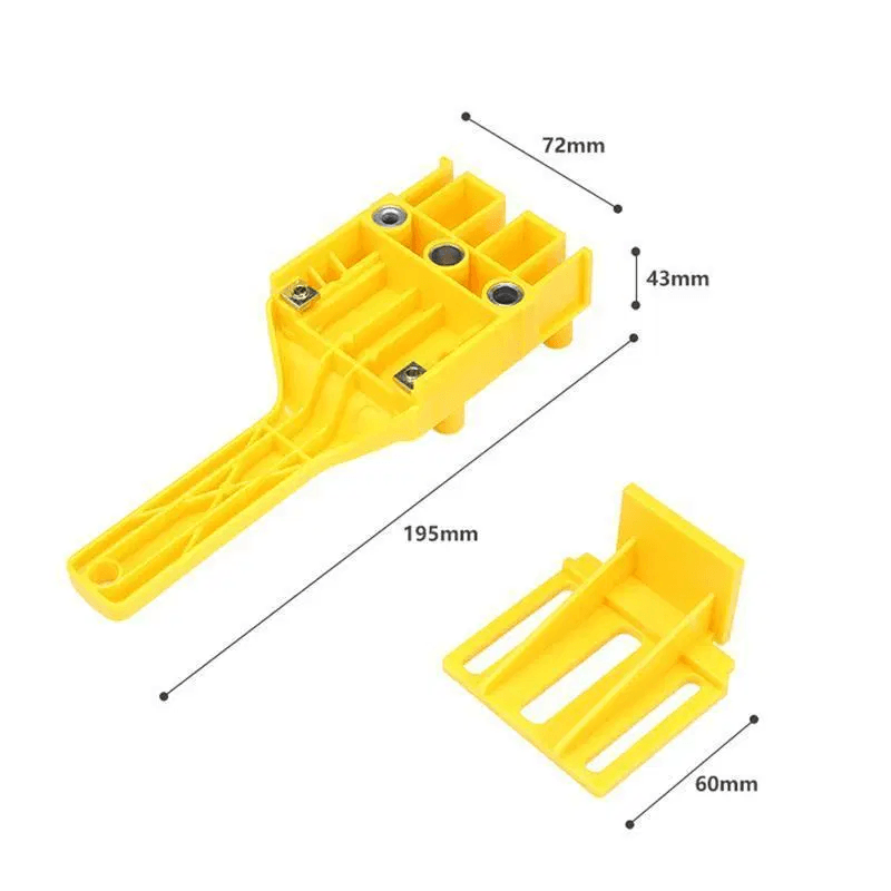 Saker® Universal Bohrschablone mit verstellbaren Bohrlochgrößen