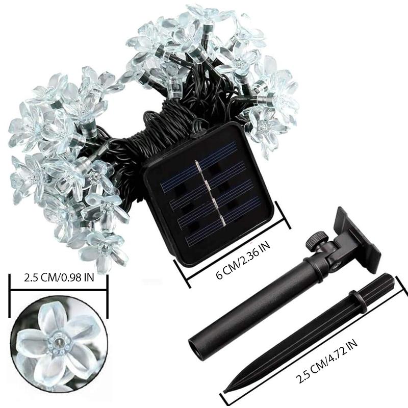 Solar Blumenform LED Garten Dekorative Lampe